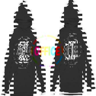 Retro School Secretary Appreciation Front Office Squad Hoodie - Thegiftio