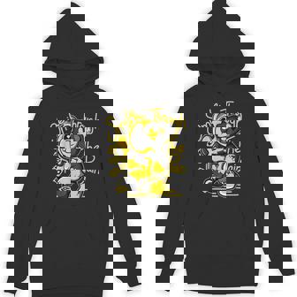 Retro Thunder Yellow 4S Black White Color Match Hoodie - Thegiftio