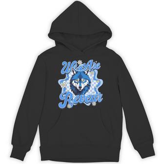 We Are Reveur Retro Mascot School Cheering Hoodie - Thegiftio UK