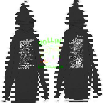 Rollin' Into Kindergarten Monster Truck Back To School Boys Hoodie | Mazezy