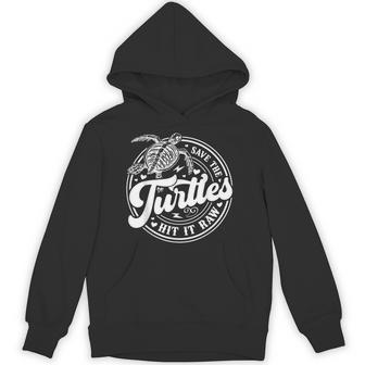 Save The Turtles Hit It Raw Hoodie - Thegiftio UK
