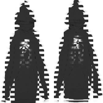Scary Face Horror Creepy Ghost Heart Hands Halloween Spooky Hoodie - Thegiftio