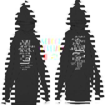 School Secretary Summer Recharge Required Last Day Of School Hoodie - Thegiftio UK