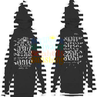 Scripture Saltwater Seashells Sunshine My Perfect Day Hoodie - Monsterry