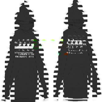 The Seasons Patrick's Day Ireland Four Cute Sheep Shamrocks Hoodie - Thegiftio