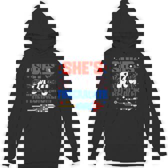 She's My Firecracker Usa Couples Matching Couple 4Th Of July Hoodie - Thegiftio UK