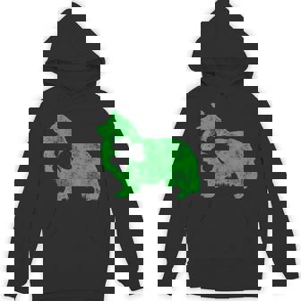 Shetlandheepdog シェルティ セントパトリックデー メンズ シャムロックドッグ パーカー - Kawaiitshirt