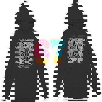 Six Seven Ice Cream Drip Sport 67 Fun Mason Meme On Back Hoodie | Seseable CA