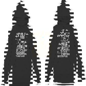 Skeleton Just A Dad Who Always Came Back With The Milk Hoodie | Mazezy