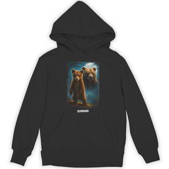 Somiedo Bear Animal Lover Bear Hoodie - Thegiftio UK