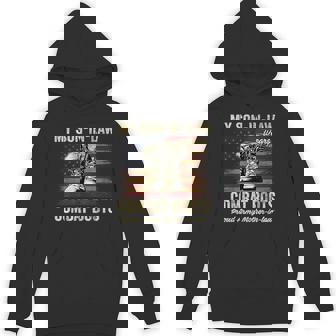My Son-In-Law Wears Combat Boots Proud Army Mother-In-Law Hoodie - Monsterry