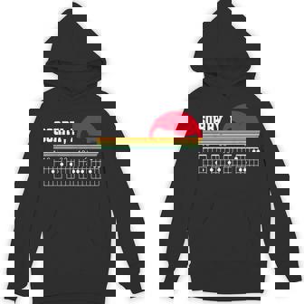 Sorry I Dgaf Hidden Message Retro Guitar Hoodie - Thegiftio