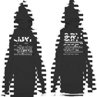 Sorry I-Dgaf Guitar Hidden Message Guitar Chords Hoodie - Thegiftio