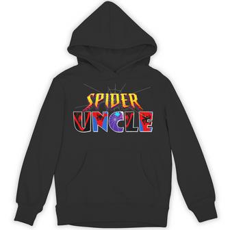 Spider Uncle Father's Day Matching Family Birthday Hoodie - Thegiftio