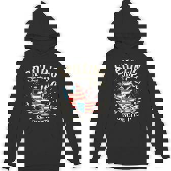 Spilling The Tea Since 1773 Patriotic Retro Usa Hoodie - Thegiftio