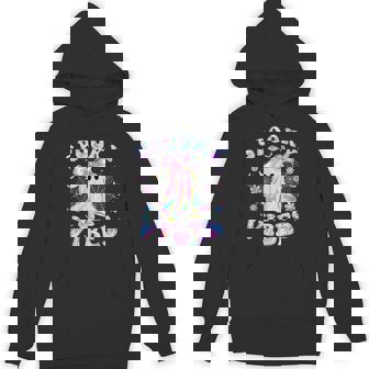 Spooky Vibes Ghost Retro Halloween Boo Boo Crew Hoodie - Thegiftio