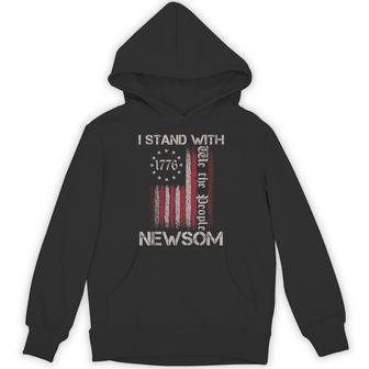 I Stand With Gavin Newsom California Governor Hoodie - Thegiftio UK