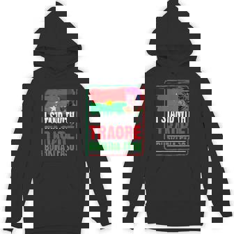 I Stand With Ibrahim Traoré Hoodie - Thegiftio UK