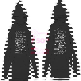 Stepping Into My 50Th Birthday With God's Grace & Mercy Hoodie - Thegiftio