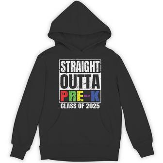 Straight Outta Pre-K School Graduation Class Of 2025 Hoodie - Thegiftio UK