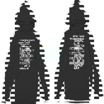 Stuck Between Idk Idc And Idgaf Skeleton On Back Hoodie - Monsterry