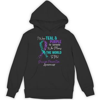 Suicide Prevention Awareness Positive Motivational Quote Hoodie - Thegiftio UK