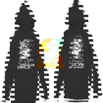 Summerween Ghost Halloween Summer Beach Vibes Hoodie | Mazezy