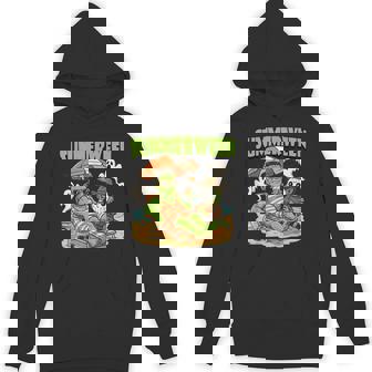 Summerween Horror Characters Halloween On The Beach Hoodie - Thegiftio