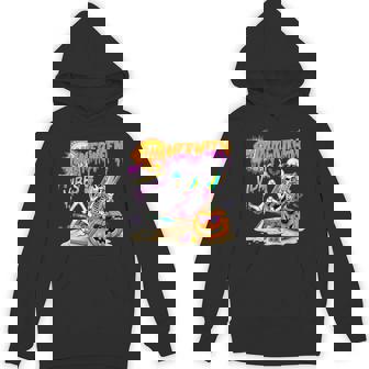 Summerween Vibes Skeleton Pumpkin Spooky Vacation Hoodie - Thegiftio UK
