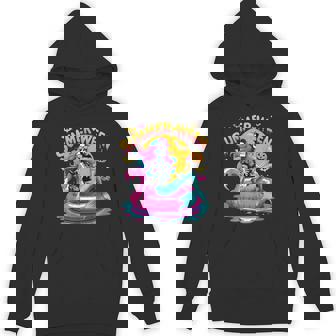 Summerween Vibes Spooky Summer Mermaid Skeleton Halloween Hoodie - Monsterry