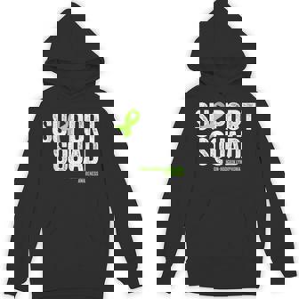 Support Squad Distressed Non Hodgkin Lymphoma Awareness Hoodie - Thegiftio