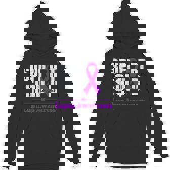 Support Squad Lupus Awareness Purple Autoimmune Disease Hoodie - Monsterry