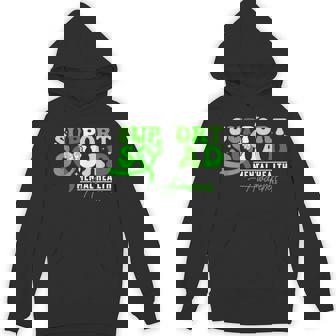 Support Squad Mental Health Awareness May Green Ribbon Hoodie - Monsterry