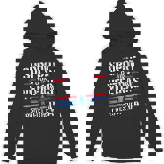 Support Our Veterans Protect And The Va Awareness Hoodie - Monsterry
