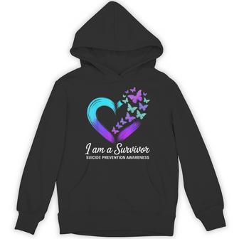 I Am A Survivor Suicide Prevention Awareness Hoodie - Thegiftio UK