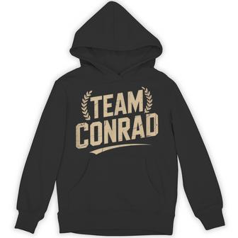 Team Conrad Heart I Love Conrad Romantic Summer Hoodie - Thegiftio UK