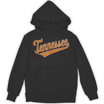 Tennessee Classic Tn Orange Retro Varsity Vintage Hoodie - Seseable