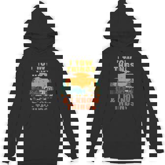 I Tow Things And I Know Things Father's Day Hoodie - Thegiftio