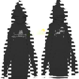 Trees Wildlife Nature Heartbeat Forest Hoodie | Mazezy