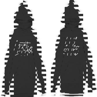 Typography Let Them Inspirational Positive Mental Health Hoodie | Mazezy