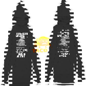 Uh-Oh Taco's Mad Orange Faced Trump Taco Hoodie | Mazezy