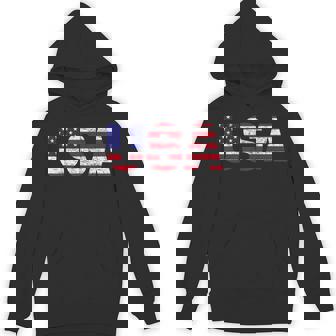 Usa Flag American Flag Us National Patriotic Usa 4Th Of July Hoodie - Thegiftio UK