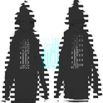 Usa Flag Patriotic American Usa Faith Over Fear Prayer Hoodie - Thegiftio