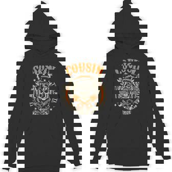 Vintage Biker Cousin Motorcycles Biker For Fathers Day Hoodie - Monsterry