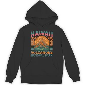 Vintage Hawaii Volcanoes National Park Retro Hoodie - Thegiftio UK
