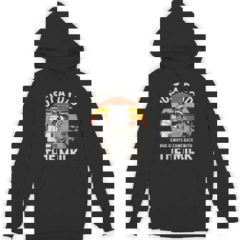 Vintage Just A Dad Who Always Came Back With The Milk Mill Hoodie - Thegiftio