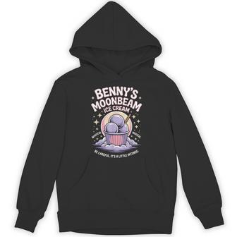 Vintage Moonbeam Ice Cream Retro Lover Hoodie - Thegiftio UK
