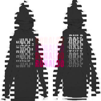 Vintage Ronaldo Personalized Name I Love Ronaldo Hoodie - Monsterry