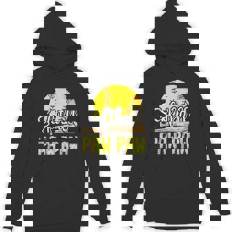 Vintage Softball Paw Paw Softball Player Game Day Hoodie - Monsterry