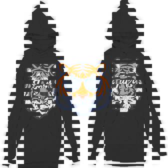 Vintage Tiger Wearing Sunglasses Retro Graphic Tiger Hoodie - Monsterry